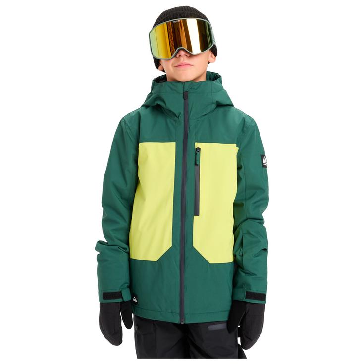 Quiksilver Skijacke Ambition 20K Youth Jacket Trekking Green Präsentation