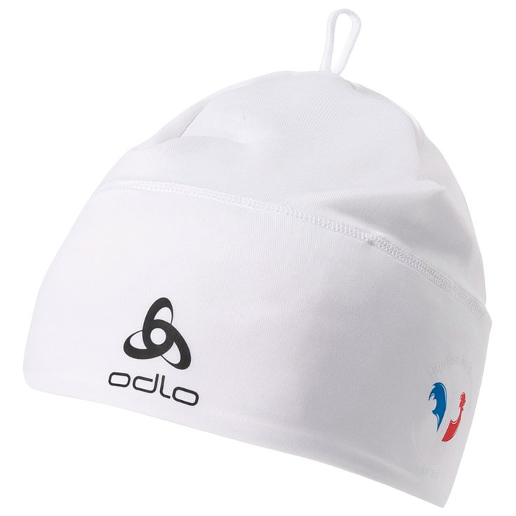 Odlo Bonnet Nordique Hat Polyknit Fan Warm Eco White Présentation