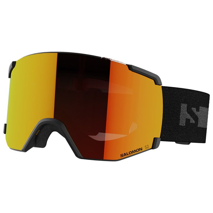 Salomon Maschera S/View Black Multilayer Mid Red Presentazione
