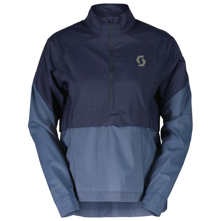 Scott Trail jas W's Endurance Anorak Windbreaker  Dark Blue Metal Blue Voorstelling
