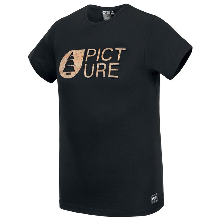 Picture T-Shirt Basement Cork Black Präsentation