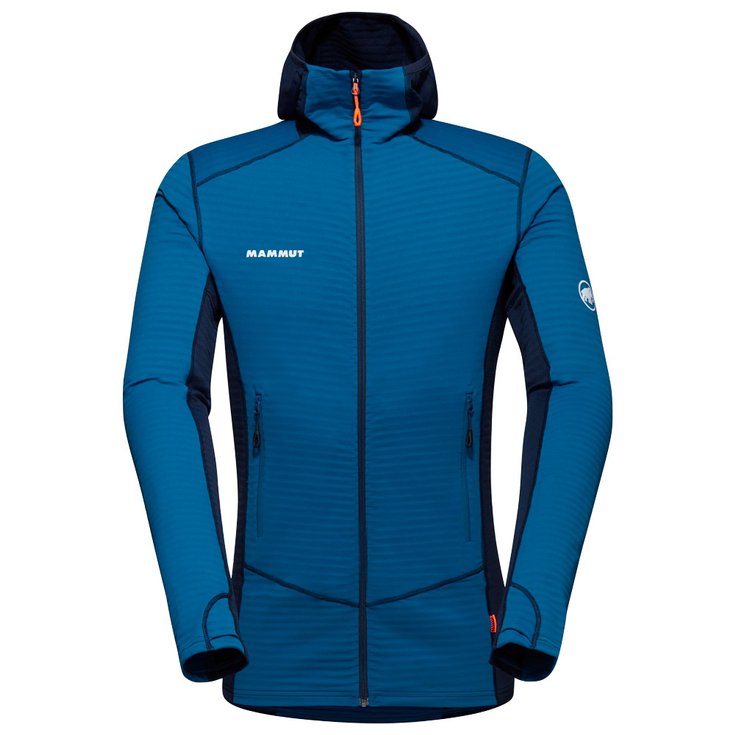 Mammut Fleece Taiss Light ML Hooded Jacket Deep Ice Marine Overview