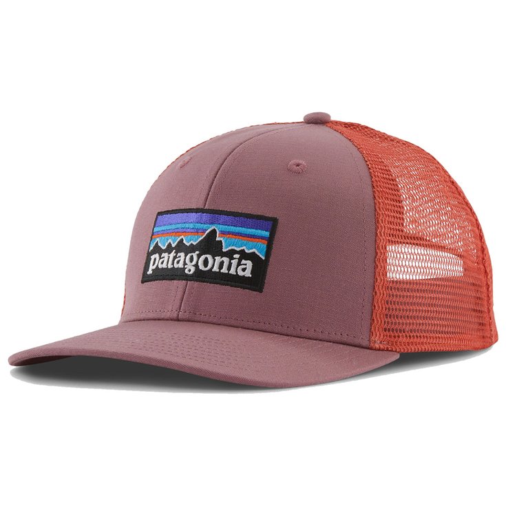 Patagonia Berretto P-6 Logo Lopro Trucker Hat Evening Mauve Presentazione