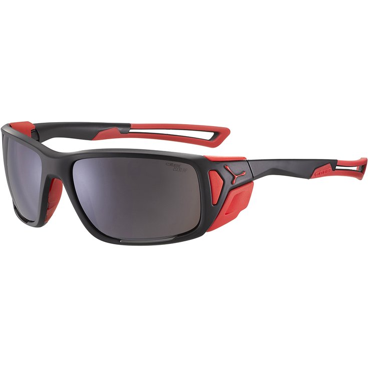 Cebe Sunglasses Proguide Matte Black Red 2000 Brown Af Flash Mirror Overview