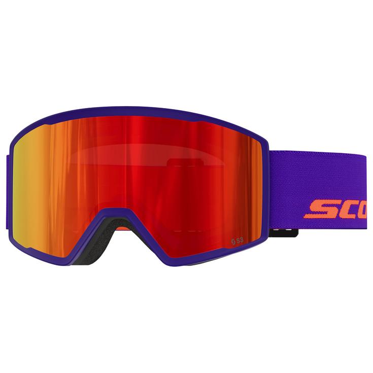 Scott Masque de Ski Trace Pro Purple Orange Red Chrome Présentation