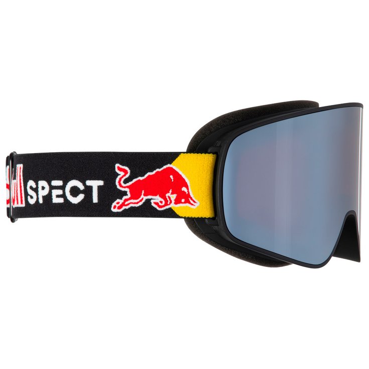 Red Bull Spect Rush Matt Black Orange Silver Mirror 