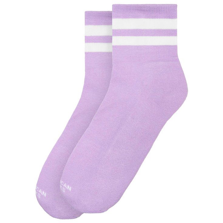 American Socks Socken The Classics Ankle High Violet Präsentation