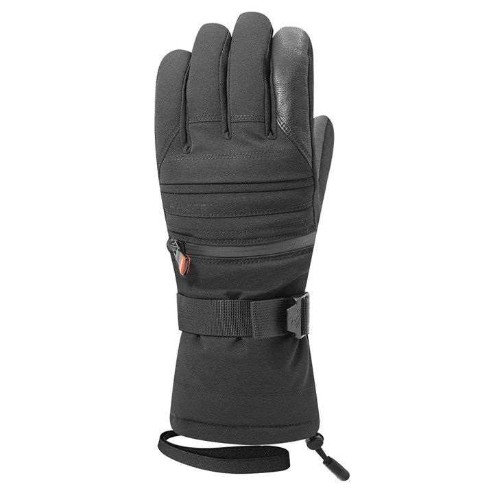 Racer Gloves Zipper 4 Black Overview