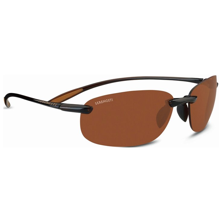 Serengeti Sunglasses Nuvino - Shiny Brown - Phd™ 2. 0 Polarized Drivers®Brown Overview