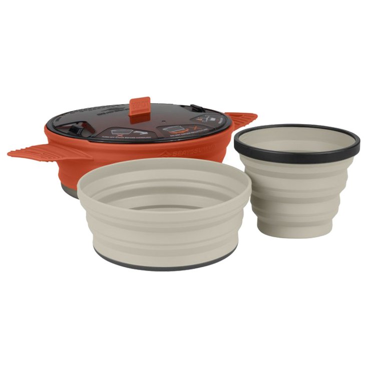 Sea To Summit Cooking set X Set 21 Rust/Sand/Sand Overview