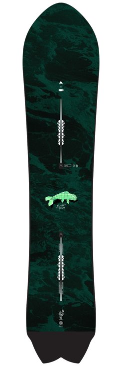 Burton Snowboard plank Fish 3d No Color Voorstelling