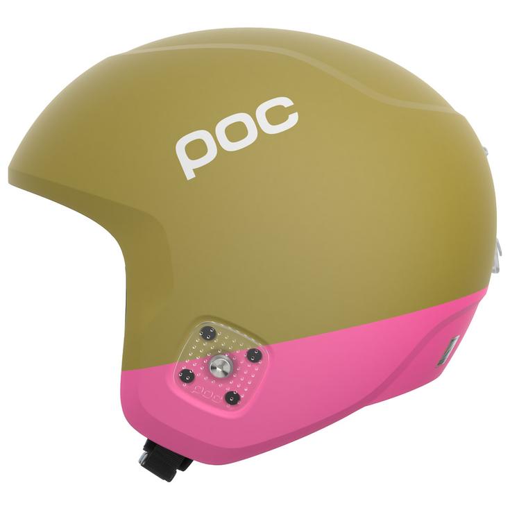 Poc Helmet Skull Dura Jr Olivine Green Matt Thulite Pink Matt Overview