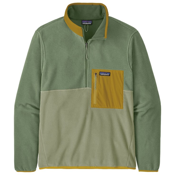 Patagonia Fleece M's Microdini 1/2 Zip Pullover Salvia Green Overview