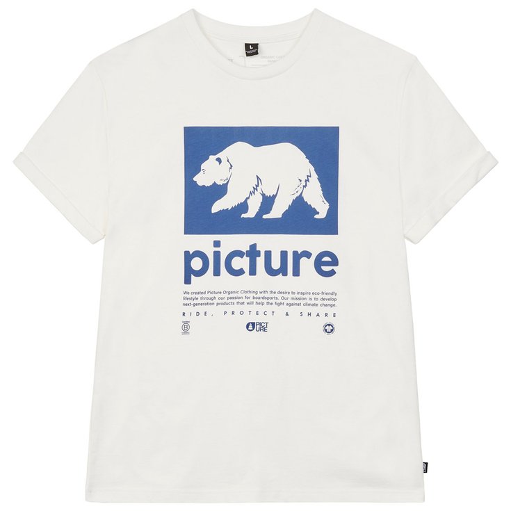 Picture Tee-shirt Unimak White Overview