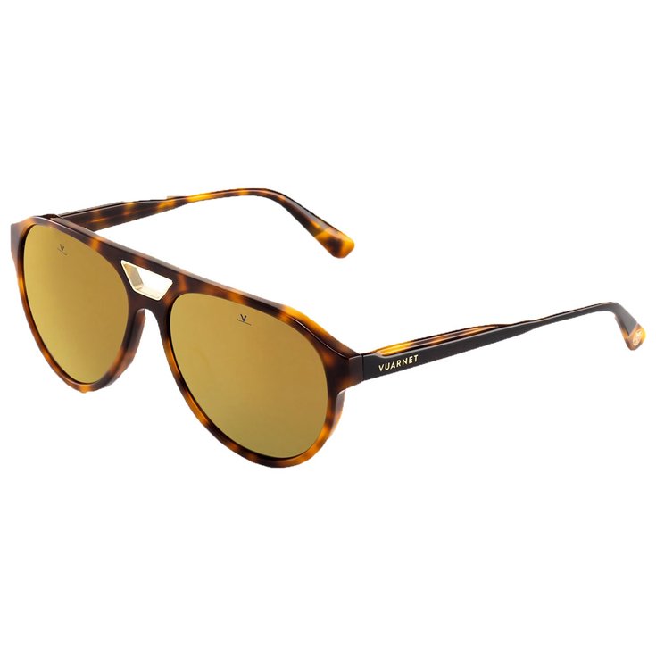 Vuarnet Sunglasses District 1908 Ecaille Noir Pure Brown Bronze Flash Overview