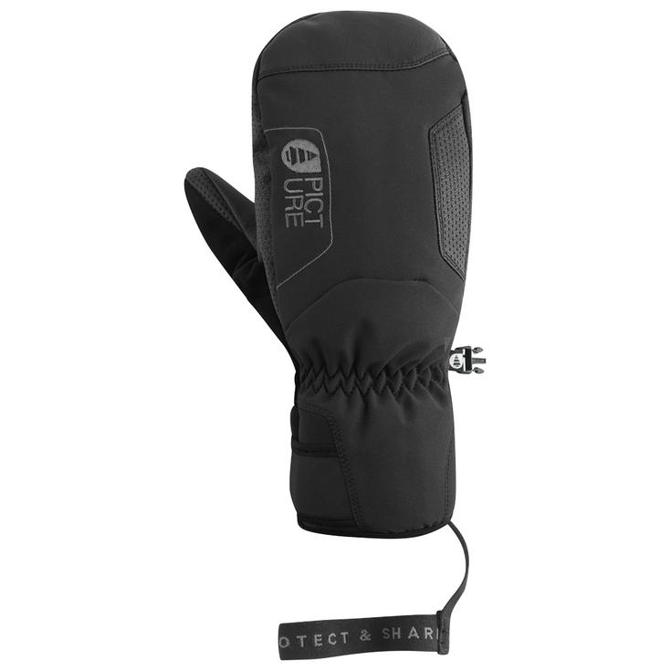 Picture Moufles Caldwell Mitts Black 