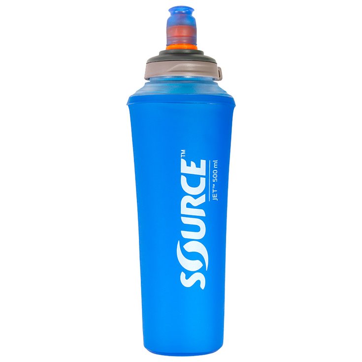 Source Gourde Jet Foldable Bottle 0.5L Blue Présentation
