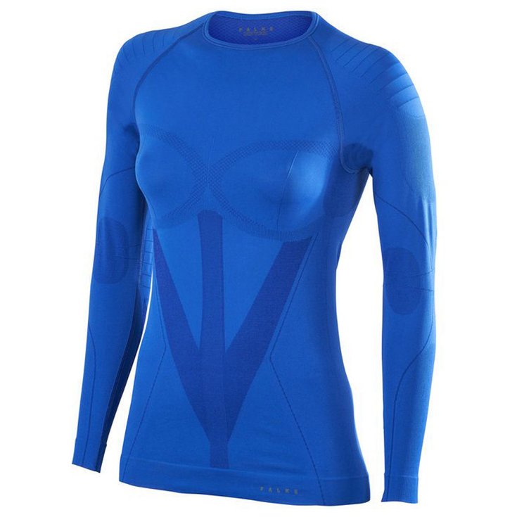 Falke Sous-vêtement techni. Nordique Warm Shirt LS Tight W Dark Cobalt Presentazione