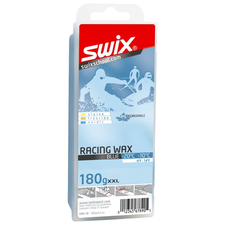 Swix Waxen Fart Racing Bleu Biodégradable 180g Voorstelling