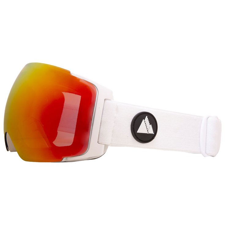 Winter Your Life Skibrille Meije White Lux3000 Red Ion + Lux1000 Yellow Präsentation