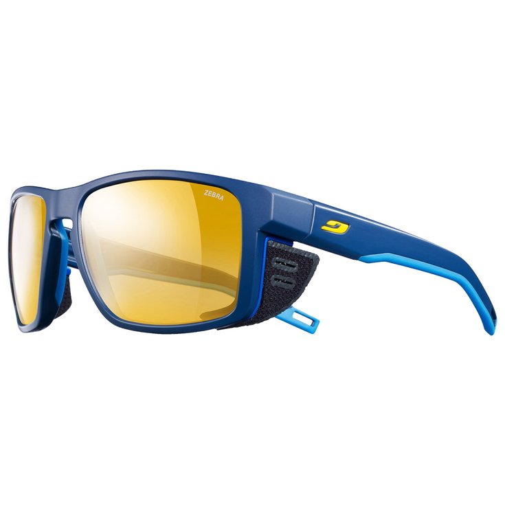 Julbo Sunglasses Shield Bleu Mat Zebra Overview