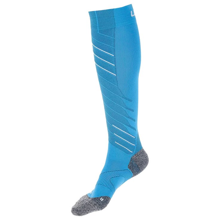 Uyn Chaussettes Lady Ski Race Shape Socks Turquoise White Voorstelling