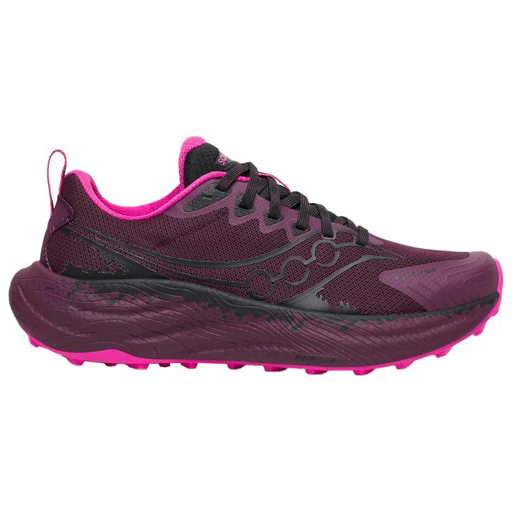 Saucony Chaussures Gravel Running Ride Tr 3 Wmn Eggplant Black Présentation