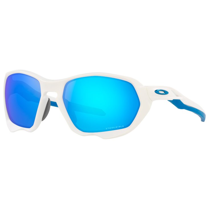 Oakley Plazma Matte White Prizm Sapphire 