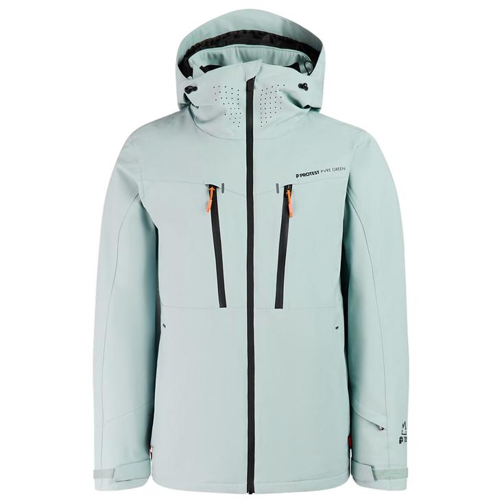 Protest Blouson Ski Prttimothy Snowjacket Moonstone Grey Présentation