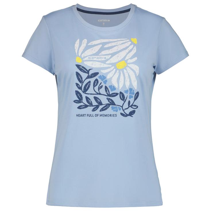 Icepeak Tee-shirt de rando Belcher Bleu Clair Présentation