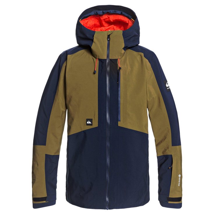 Quiksilver Ski Jacket Forever 2l Gore Tex Military Olive Overview