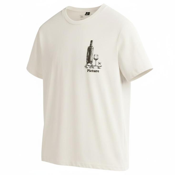 Picture Tee-shirt D&S Wine Natural White Présentation