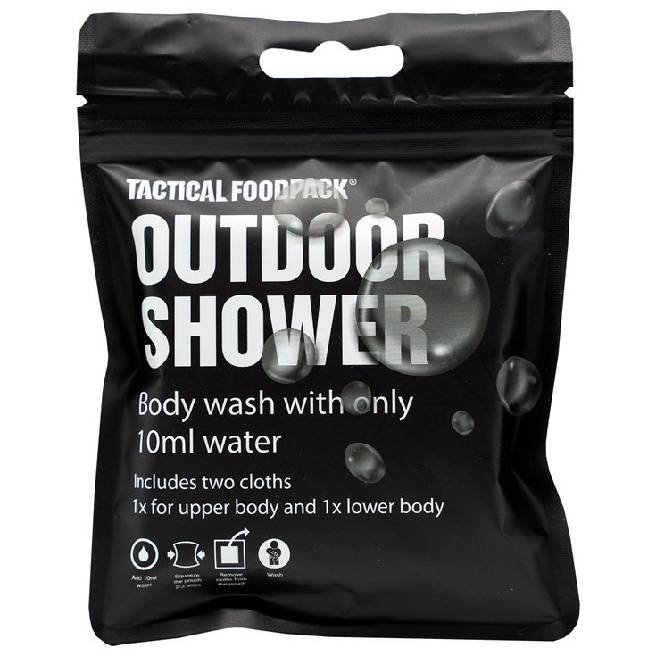Tactical Foodpack Savon Outdoor Shower Presentación