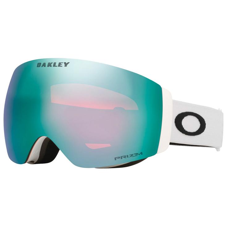 Oakley Máscaras Flight Deck Pro M Matte White Prizm Sapphire Iridium + Prizm Iced Iridium Presentación