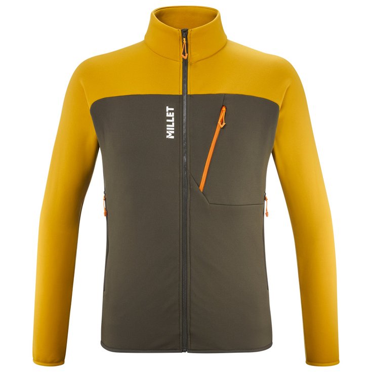 Millet Seneca Fleece Jkt M Deep Jungle Safran 