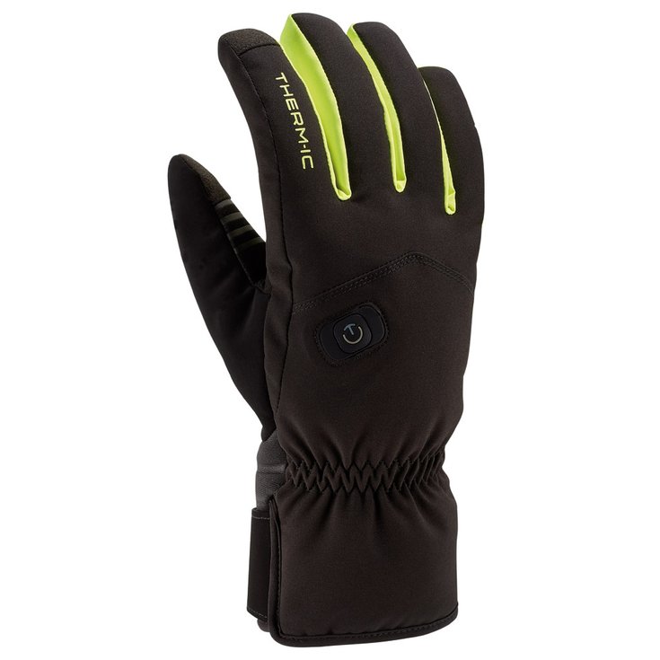Therm-Ic Guantes Power Gloves Light+ Black Yellow Presentación