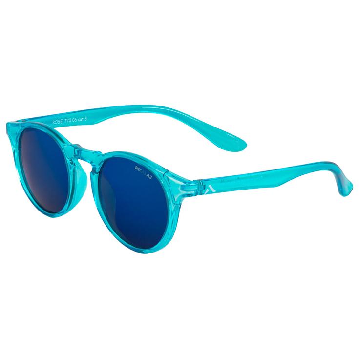 Altitude Eyewear Sunglasses Rose Crystal Turquoise Grey Silver Flash Overview