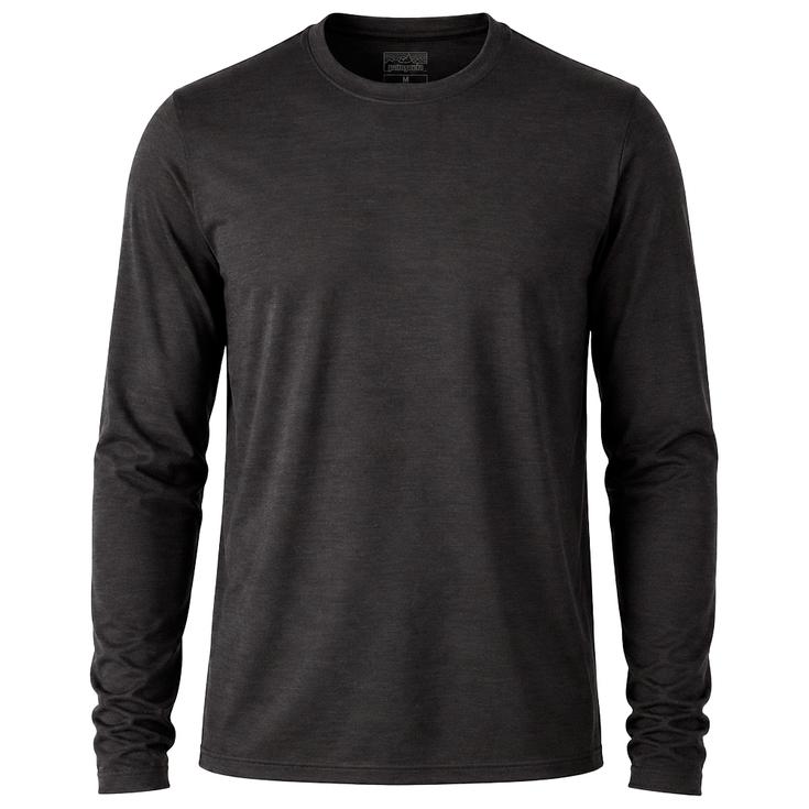 Patagonia Wandel T-shirt Cap Cool Merino LS Blend Black 