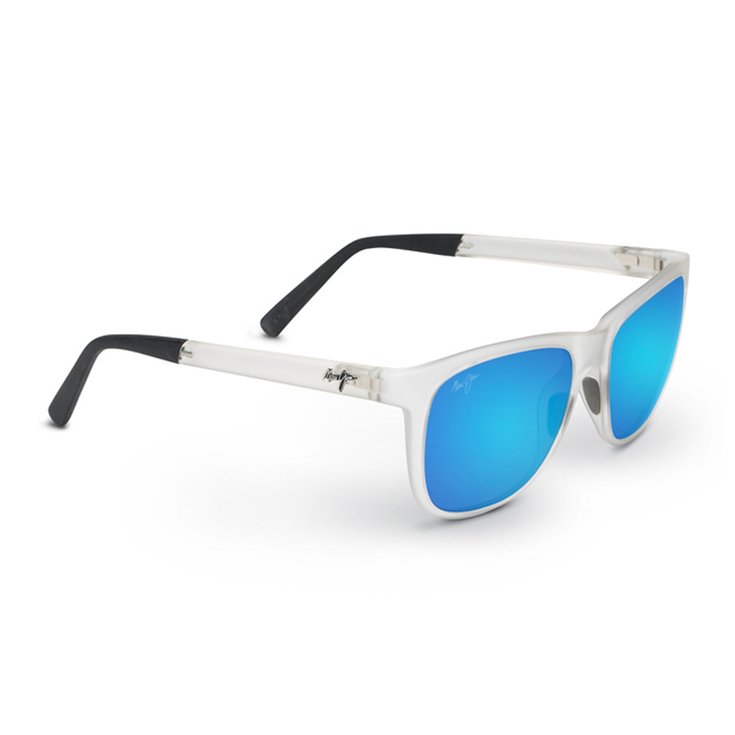 Maui Jim Sunglasses Tail Slide Frosted Crystal Blue Hawaii Overview
