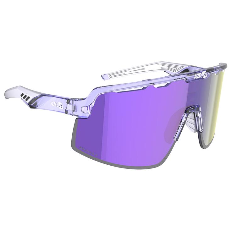 AZR Zonnebrillen Coffret Speed Rx Crystale Violette Verni Multicouche Violet Voorstelling