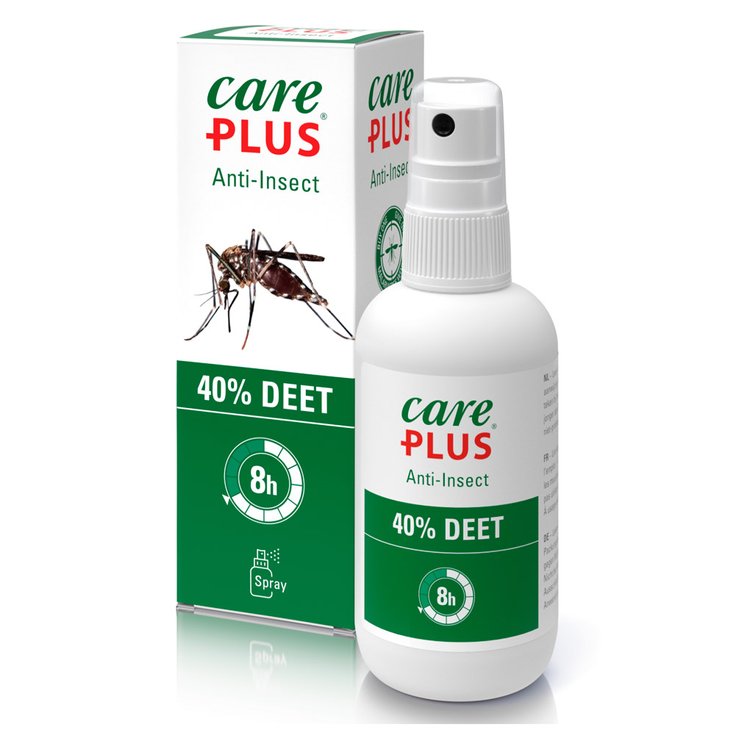 Care Plus Répulsif Insectes Anti-Insect - Deet Spray 40%, 100Ml Présentation