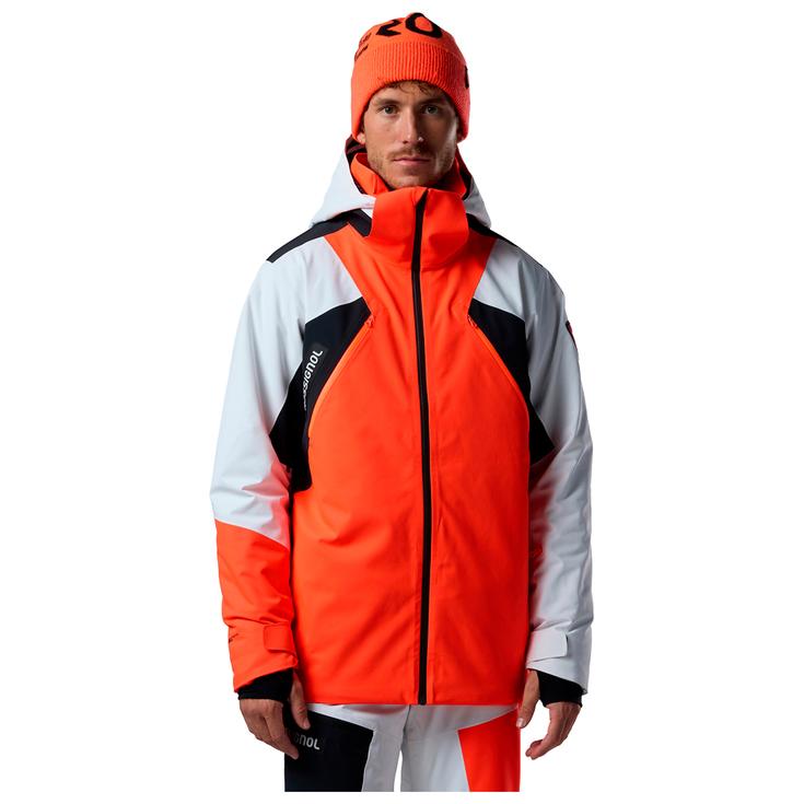 Rossignol Skijacke Hero 4 Way Stretch Insulated Neon Red Präsentation