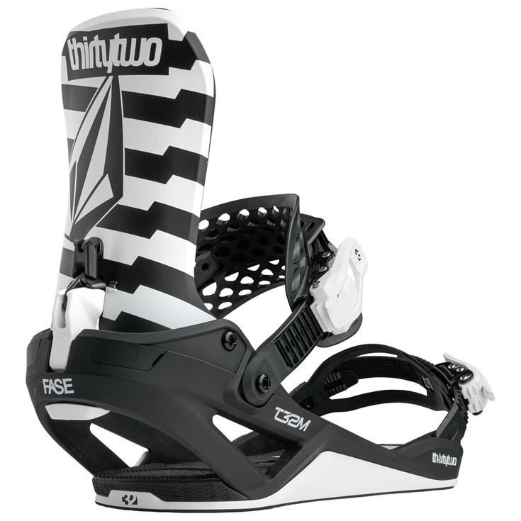 Thirtytwo Snowboardbindung T32M Volcom Fase Black White Präsentation