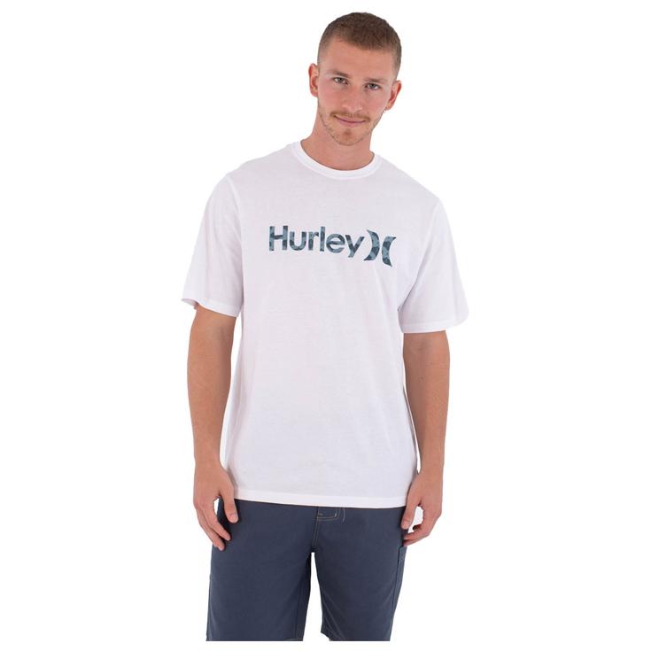 Hurley Tee-Shirt Short Sleeve Printing Press Money White Overview