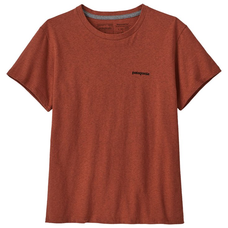 Patagonia Tee-shirt P-6 Logo Responsibili-Tee Quartz Coral Présentation