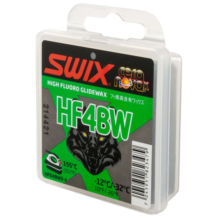 Swix Glijwax noordse ski HF4 BWX 40G Voorstelling