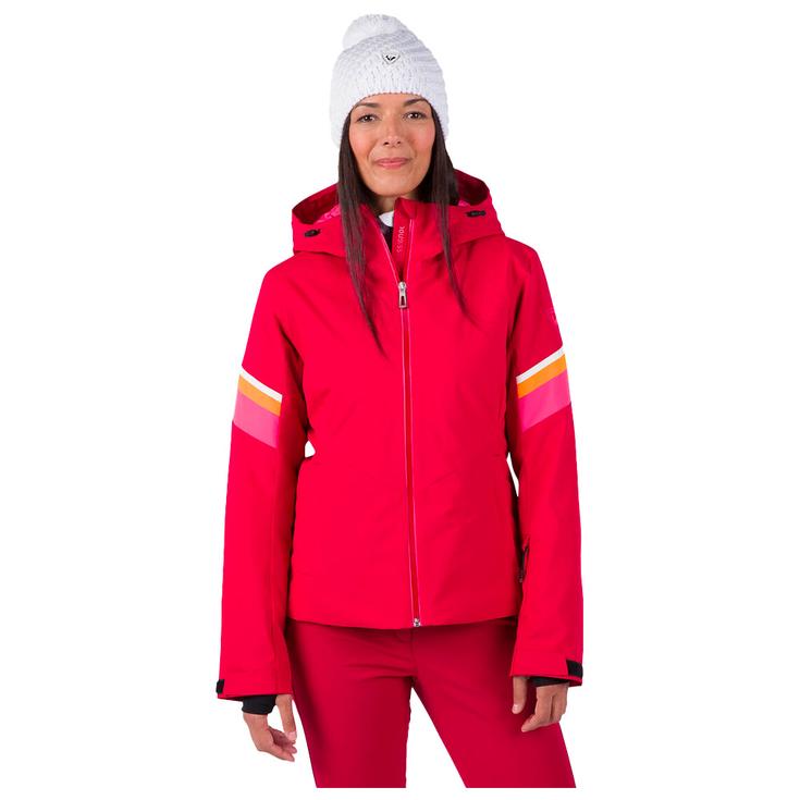 Rossignol Ski Jacket W Strawpile Jkt Ruby Red Overview