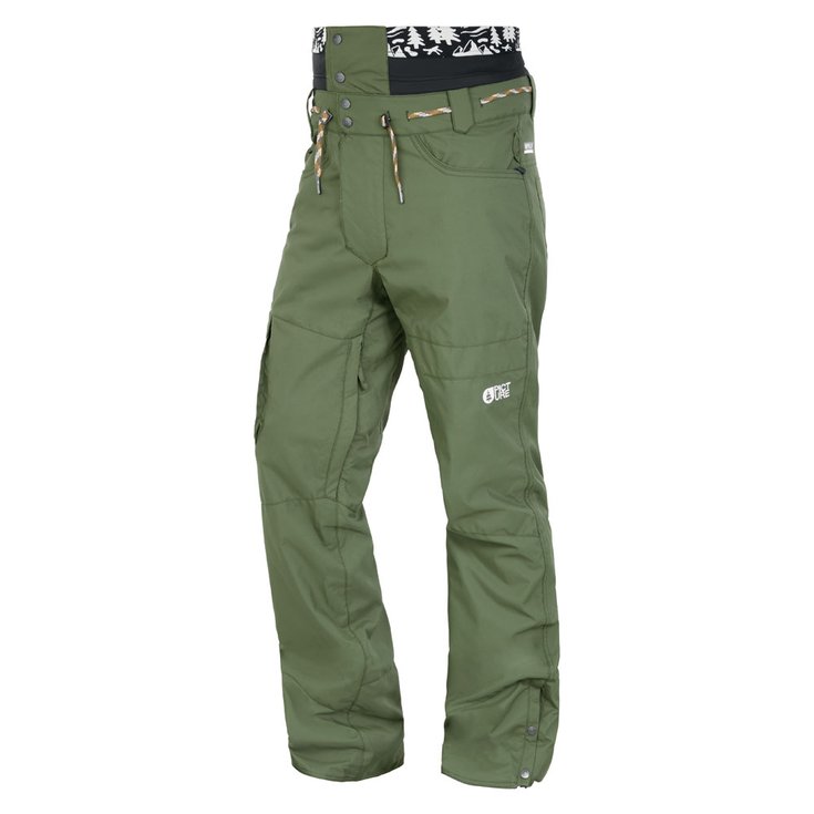 Picture Pantalon Ski Under Army Green Overview