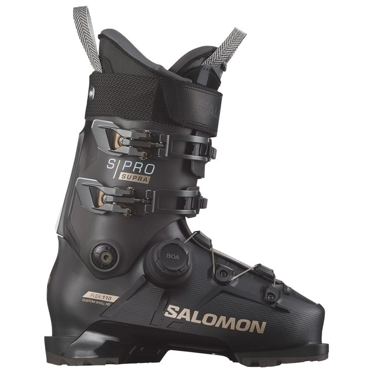 Salomon Chaussures de Ski S/Pro Supra Boa 110 Gw Black Beluga Titanium Met Dos