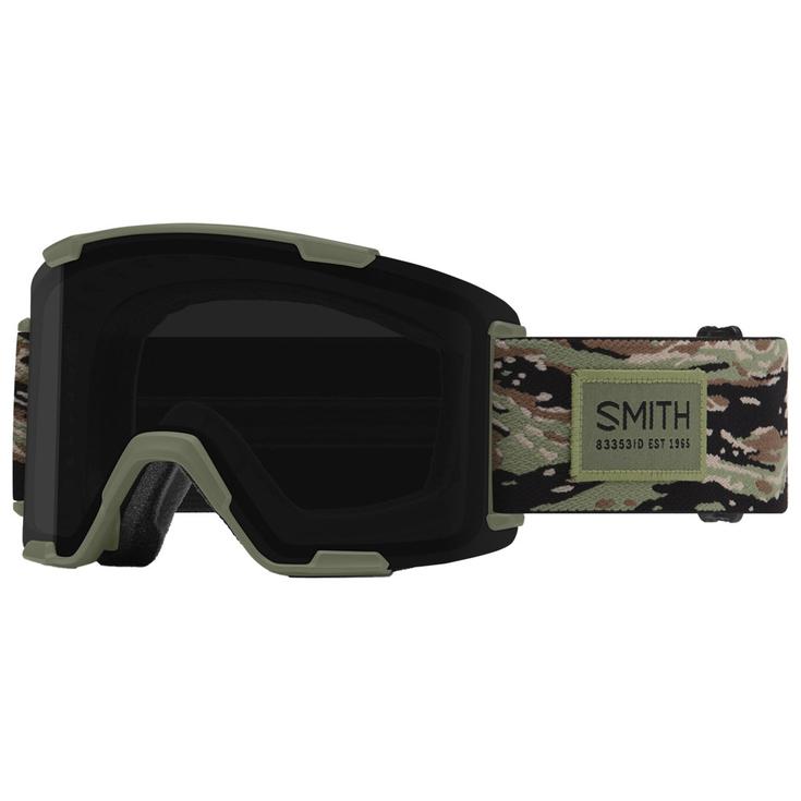 Smith Stash XL Fatigue Green Eye Of The Tiger Chromapop Sun Black + Chromapop Storm Blue Sensor Mirror 